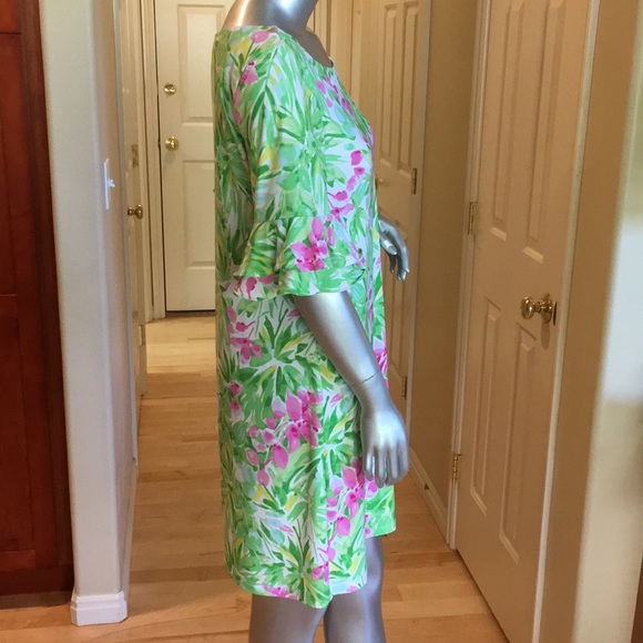 Pappagallo Erika Dress Parrot Green - Picture 5 of 9